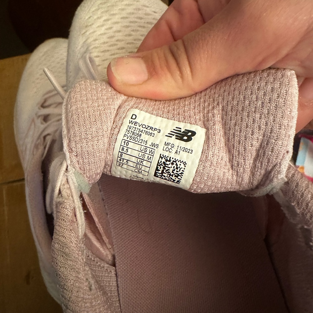 New Balance Women's Light Pink Athletic Shoes - Picture 6 of 6